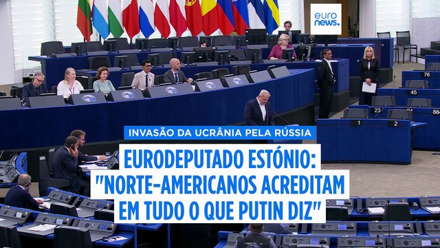 Os americanos acreditam em tudo o que Putin diz , afirma o antigo general Riho Terras à Euronews