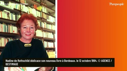 Nadine de Rothschild sous l'influence de deux hommes, au coeur des désaccords au sein de la famille de la célèbre baronne de 93 ans ?