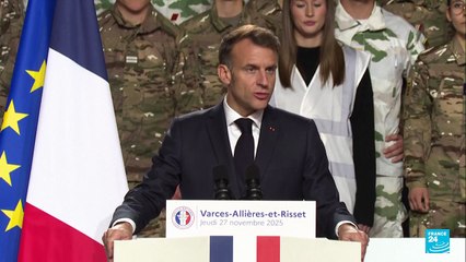 Macron anuncia regreso del servicio militar en Francia: será voluntario y durará 10 meses