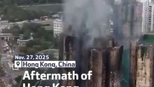 Aftermath of Hong Kong High-rise Fire