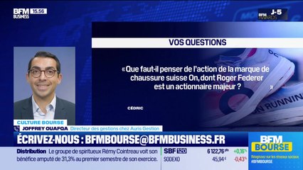 Culture Bourse : « Que faut-il penser de l’action de la basket suisse ON (ONON ON Holding AG), dont Roger Federer est un actionnaire majeur ? » , par Julie Cohen-Heurton - 27/11