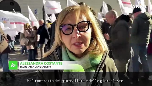 Sciopero giornalisti, Costante (Fnsi): Ridare dignita' all'informazione