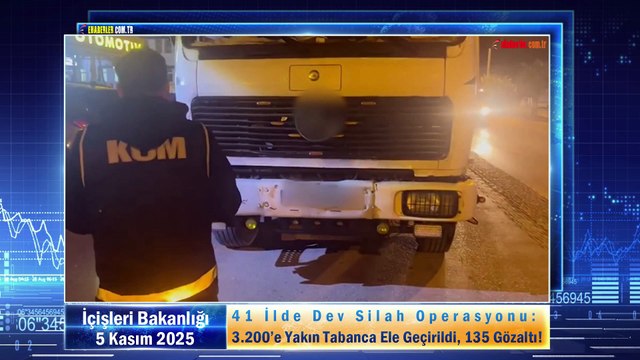 41 İlde Dev Silah Operasyonu: 3.200’e Yakın Tabanca Ele Geçirildi, 135 Gözaltı!