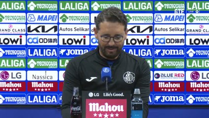 Rueda de prensa de José Bordalás previa al partido frente al Elche CF