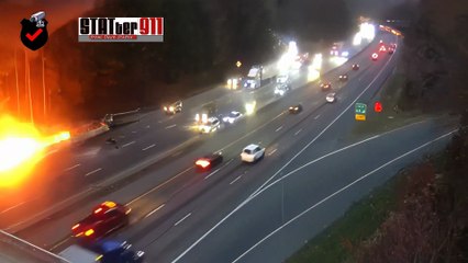 ¡Se desató el infierno! Camión cisterna explota en Virginia y causa caos total (VIDEO)