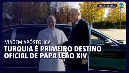 Leão XIV chega à Turquia em sua primeira viagem internacional como papa