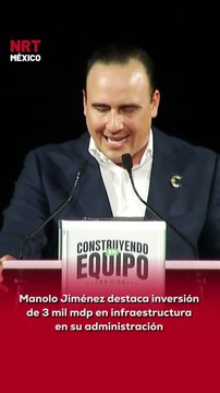 🏗️ el gobernador Manolo Jiménez destacó que en tan solo dos años se han invertido 3 mil millones de pesos en Grandes Obras de infraestructura en todo el estado.