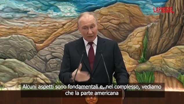 Ucraina, Putin commenta piano Trump e precisa: Assurdo pensare che vogliamo attaccare l'Europa