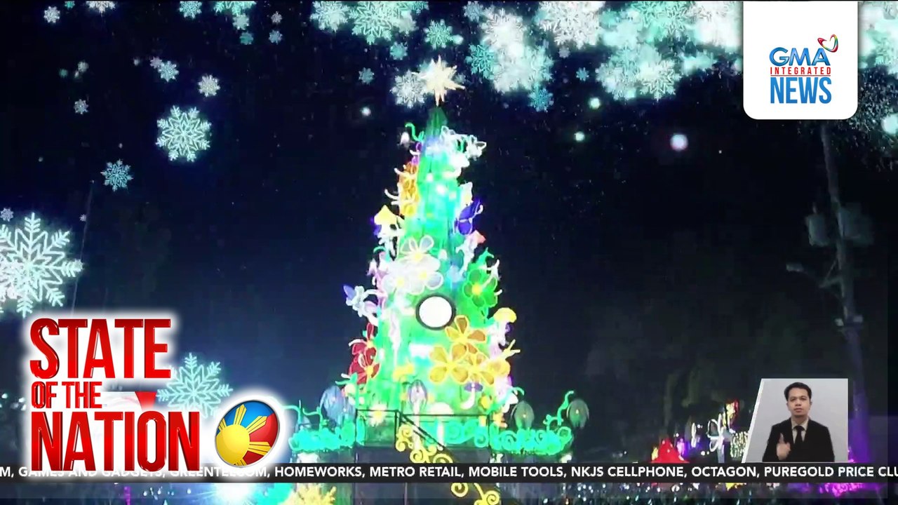 50-FT. eco-friendly christmas tree, pinalamutian ng libo-libong plastic bottles | SONA