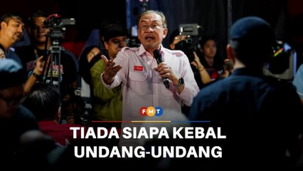Tiada siapa kebal undang-undang, kata Anwar