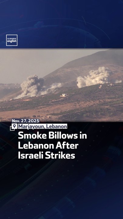 Smoke Billows in Lebanon After Israeli Strikes