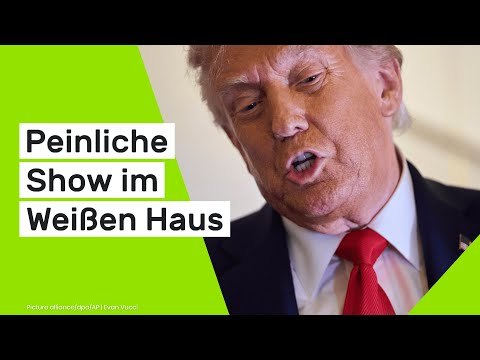 Donald Trump: Peinliche Show im Weißen Haus - plötzlich lachte The Don laut auf