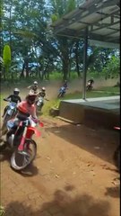 Extreme motocross from Grok.AI generated video result