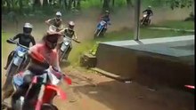 Extreme motocross from Grok.AI generated video result