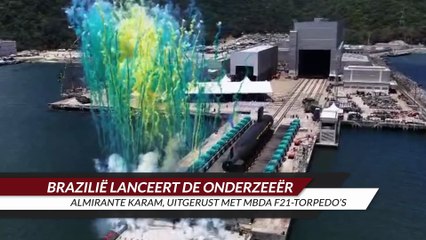Brazilië lanceert de onderzeeër Almirante Karam, uitgerust met MBDA F21-torpedo’s