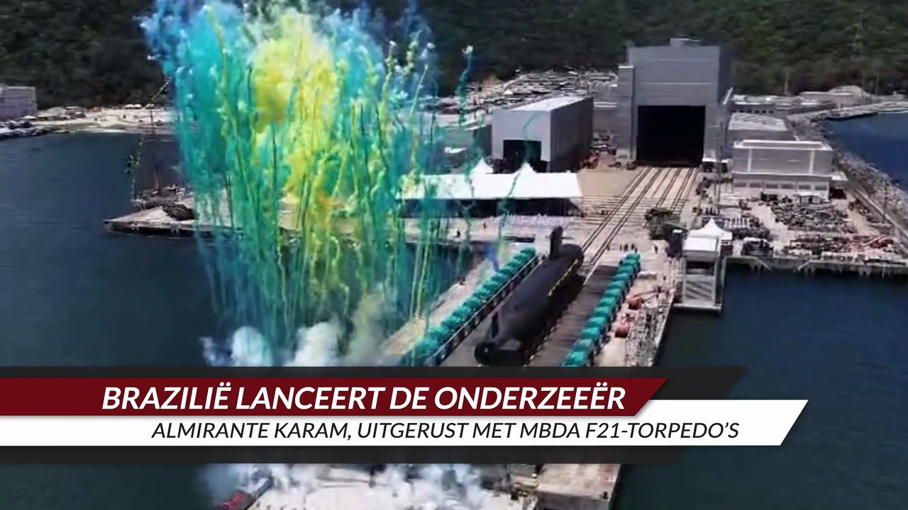 Brazilië lanceert de onderzeeër Almirante Karam, uitgerust met MBDA F21-torpedo’s
