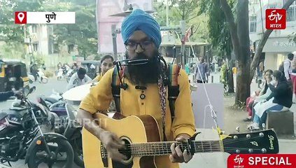 नदी सुधार प्रकल्पाच्या विरोधात पुण्यातील तरुण रस्त्यावर; सहा वाद्यं वाजवत करतोय जनजागृती