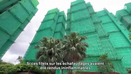 Hong Kong : un gigantesque incendie ravage sept immeubles et fait au moins 128 morts