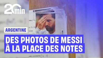 Argentine : Elle note ses élèves avec des photos de Messi