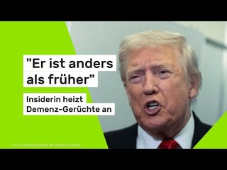 "Er ist anders als früher" - Insiderin heizt Demenz-Gerüchte an