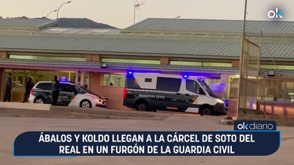 Ábalos y Koldo llegan a la cárcel de Soto del Real en un furgón de la Guardia Civil