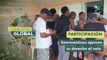 Sanvicentinos acuden masivamente a las urnas en los comicios generales