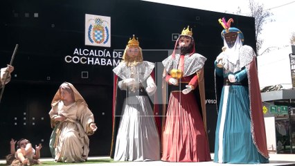 Cochabamba se prepara para la Navidad con el pesebre más grande del país