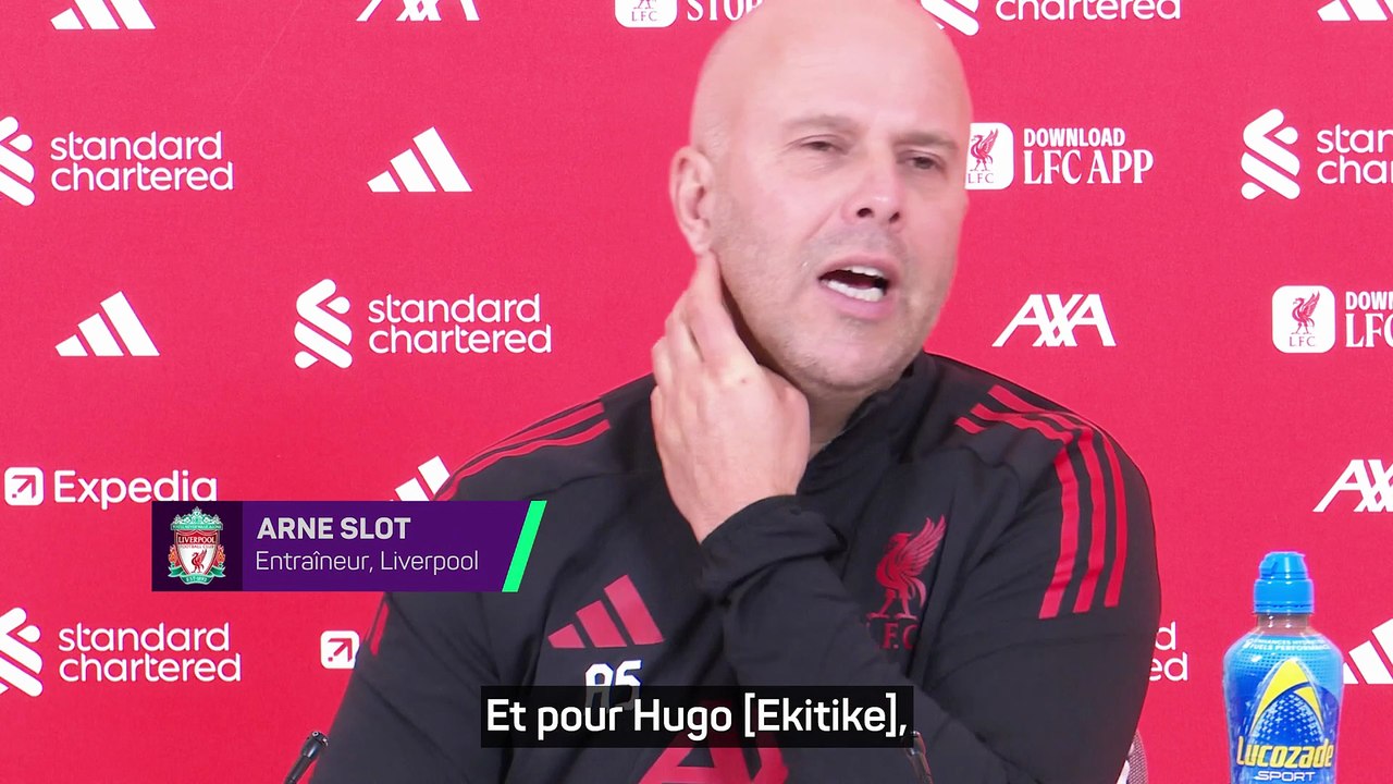 Slot pas inquiet par la blessure d'Ekitike