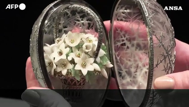 All'asta The winter egg , l'uovo di Faberge'. Vendita stimata per 20 milioni di sterline