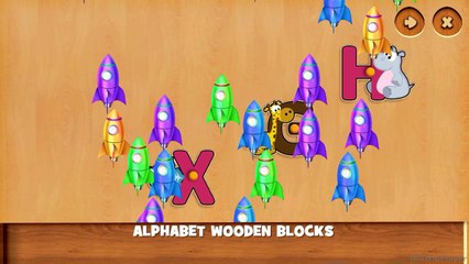 Alphabet Wooden Blocks Game