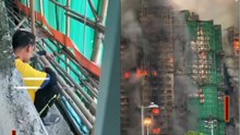 بالفيديو ..حريق مروع في هونج كونج..وسقوط عشرات القتلى