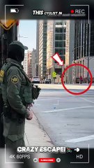 Cyclist Chased by Border Patrol After Taunting Them With His Citizenship Status 🚴_♂️  CRAZY Escape!