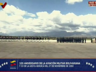 Aniversario 105 de la Aviación Militar Bolivariana y 33 de la gesta heroica del 27 de noviembre de 1992