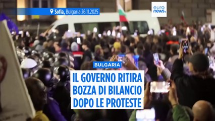 Bulgaria: il governo ritira il progetto di bilancio 2026 dopo le proteste di massa
