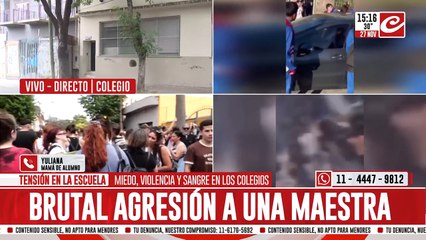 Brutal agresión a docente: habla madre de un alumno que tomó una drástrica decisión