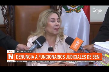 DENUNCIAN A FUNCIONARIOS JUDICIALES DE BENI