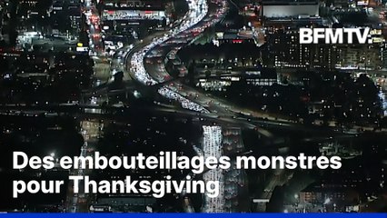 Des embouteillages monstres à Los Angeles pour le week-end de Thanksgiving