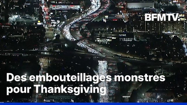 Des embouteillages monstres à Los Angeles pour le week-end de Thanksgiving
