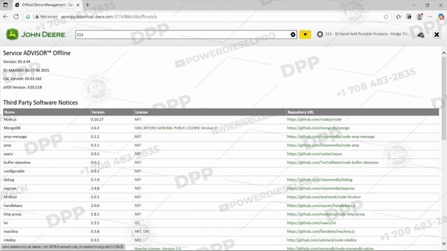 EXPLORING JOHN DEERE SERVICE ADVISOR 5.4.44 PORT 3074 ON DIESEL POWER PRO