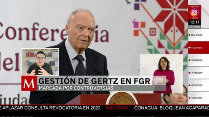 La gestión de Gertz en la FGR, marcada por polémicas y señalamientos