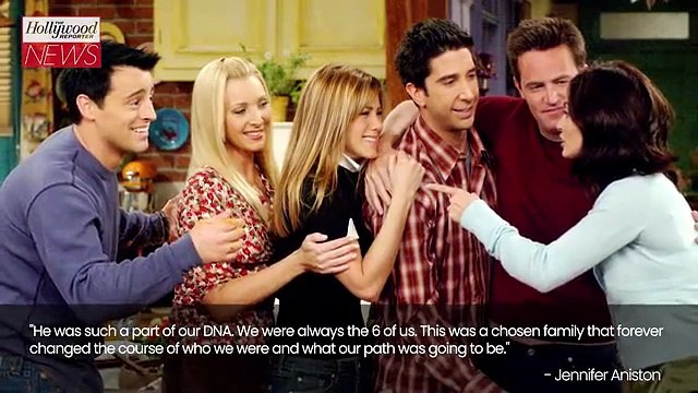 'Friends' Cast Post Tributes Honoring Matthew Perry: Jennifer Aniston, David Schwimmer & Lisa Kudrow | THR News Video