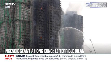 Incendie géant à Hong Kong: au moins 83 personnes sont mortes selon un nouveau bilan provisoire