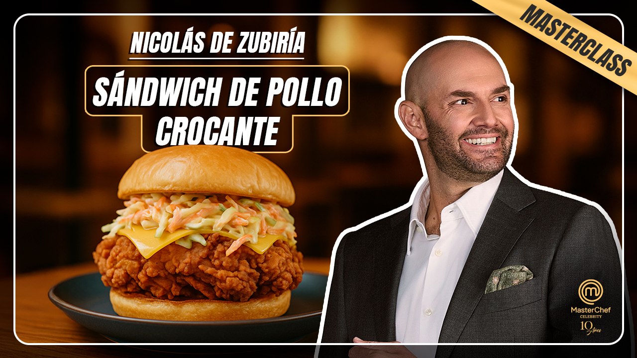 Sándwich de pollo crocante