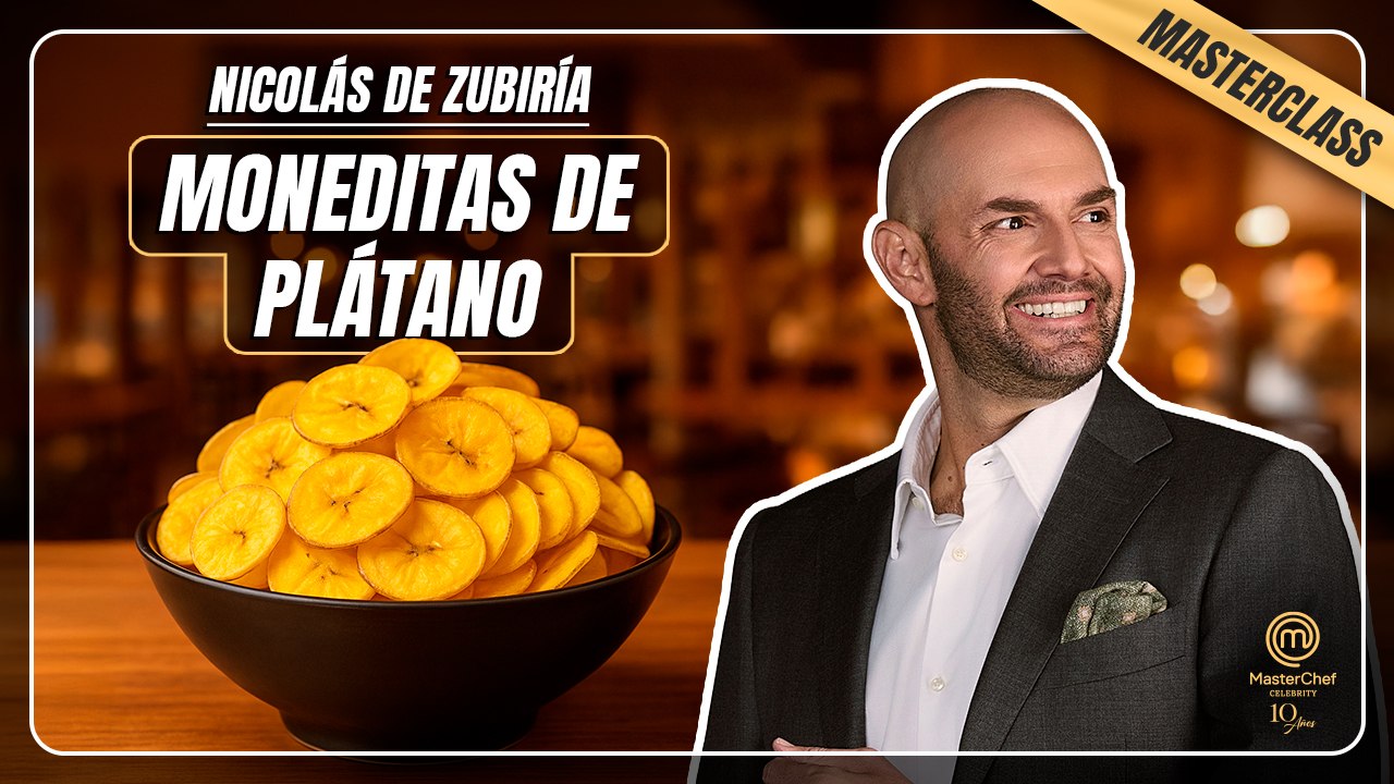 Moneditas de plátano con cáscara