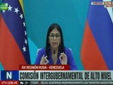 Vicepresidenta Rodríguez agradeció la cooperación de Rusia en el ámbito de transporte aéreo