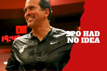 Erik Spoelstra confused as Heat celebrate his milestone moment without him knowing