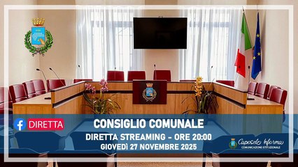 Caposele (AV) - Consiglio Comunale (27.11.25)