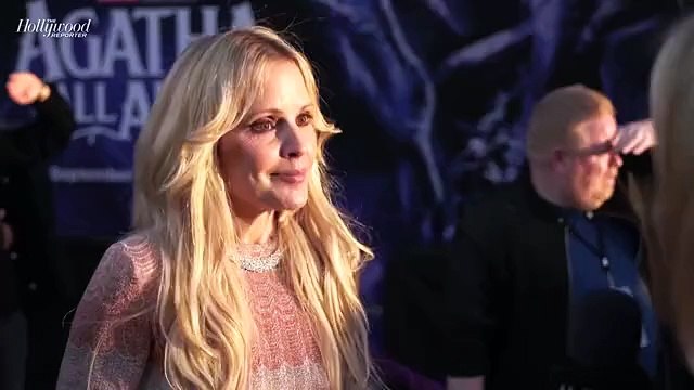 Emma Caulfield Finds Keeping Marvel Secrets Very Easy at 'Agatha All Along' Premiere | THR Video