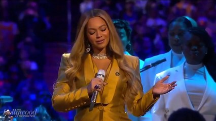 Beyonce, Alicia Keys and More Honor Kobe and Gigi Bryant During Emotional Memorial | THR News