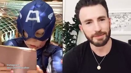 Chris Evans Sends Captain America Shield to Hero Boy | THR News